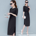 Women dresses cotton linen casual dress